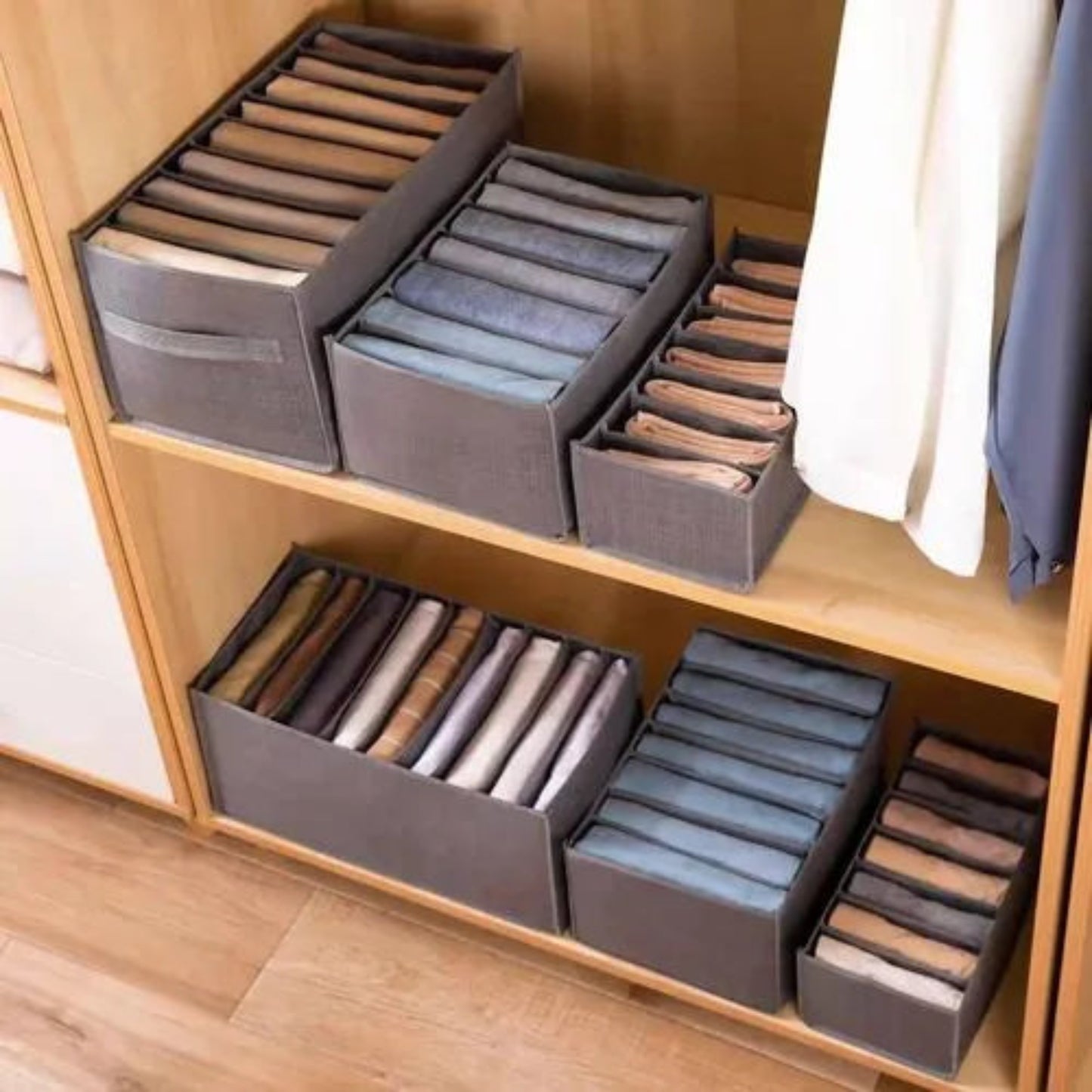 6-Grid Wardrobe storage bag