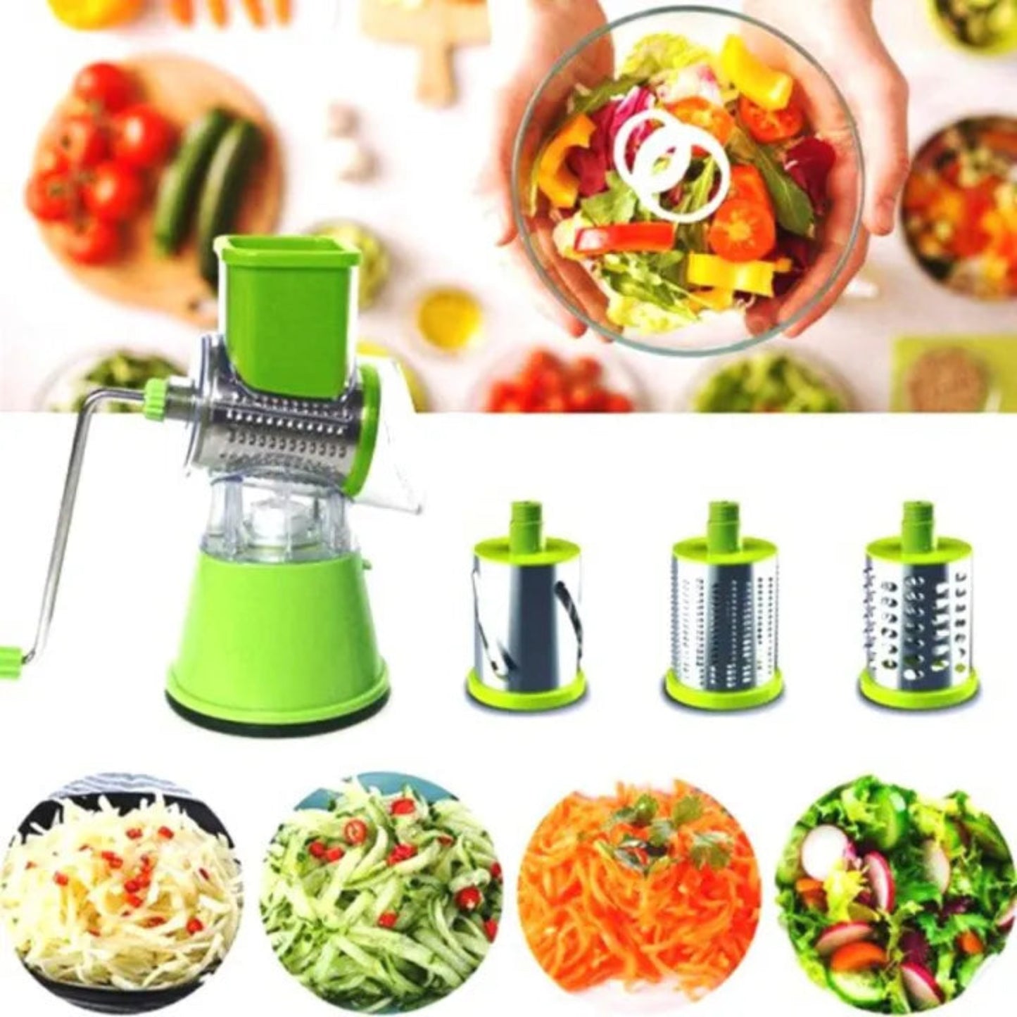 3 in 1 Manual Vegetable Cutter