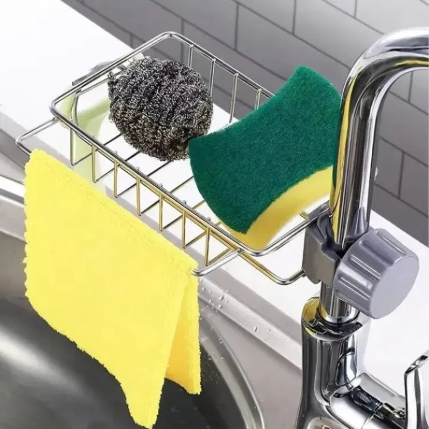 Sponge Holder for Kitchen Stainless Steel