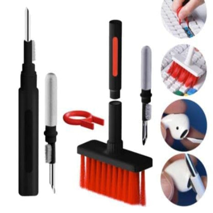 Soft Brush 5 in 1 Multi-Function Cleaning Tools