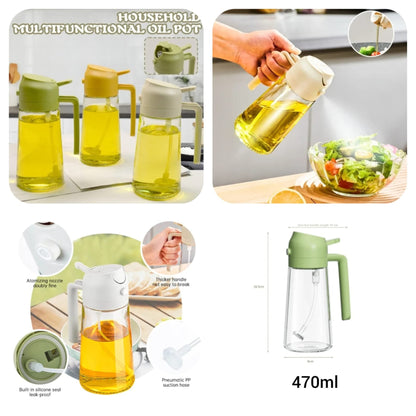 2-in-1 Oil Spray Bottle – Mist & Pour