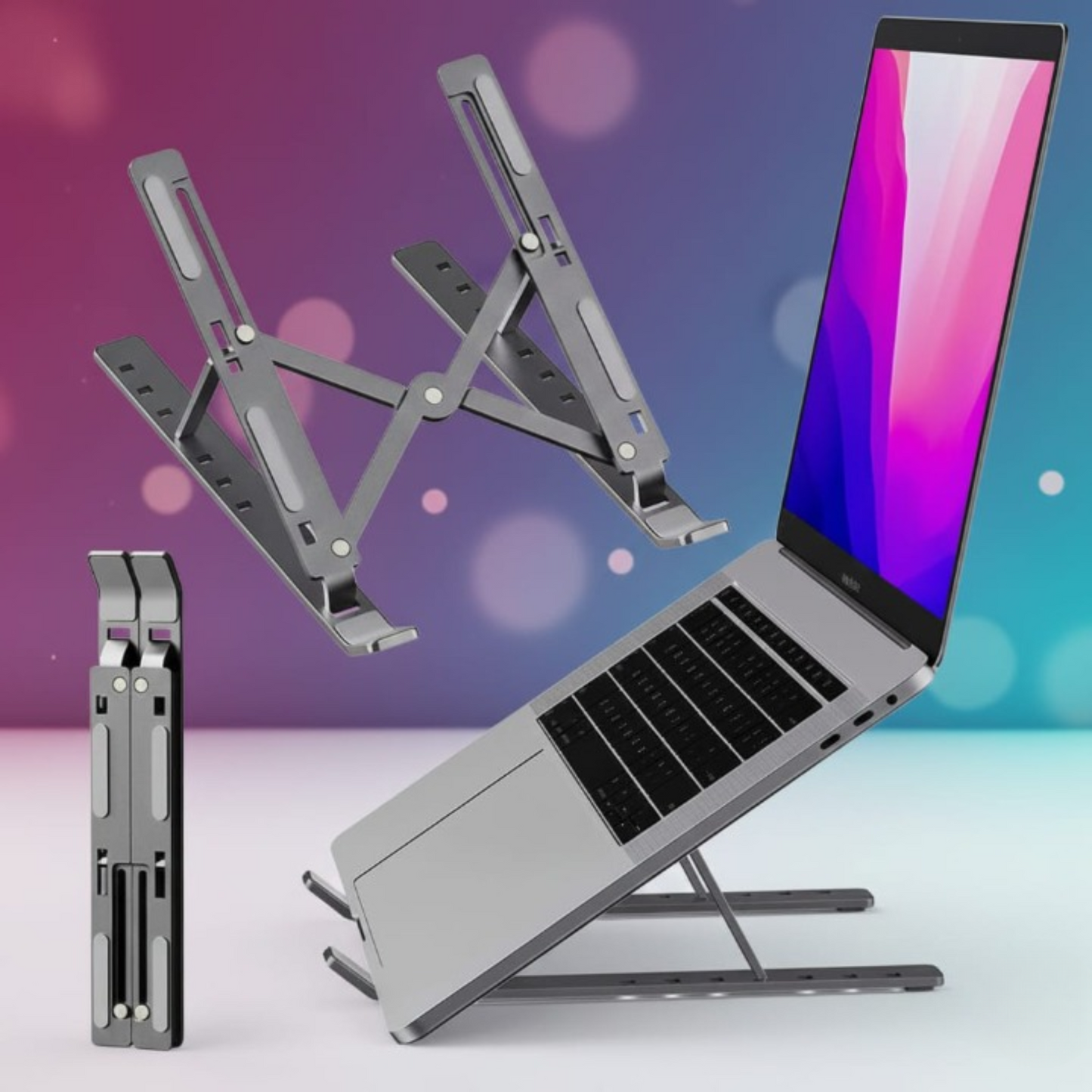 Portable Laptop Stand With Box & Cover