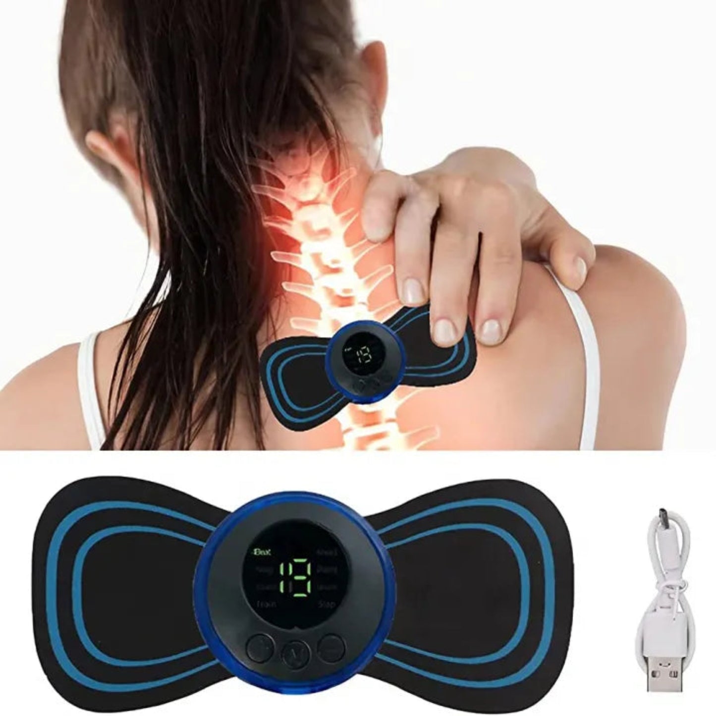 Rechargeable EMS Butterfly Massager