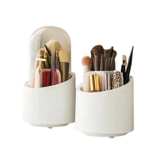 360° Rotating Makeup Brush Storage Box