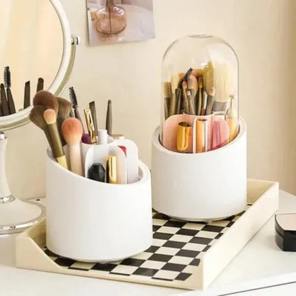 360° Rotating Makeup Brush Storage Box
