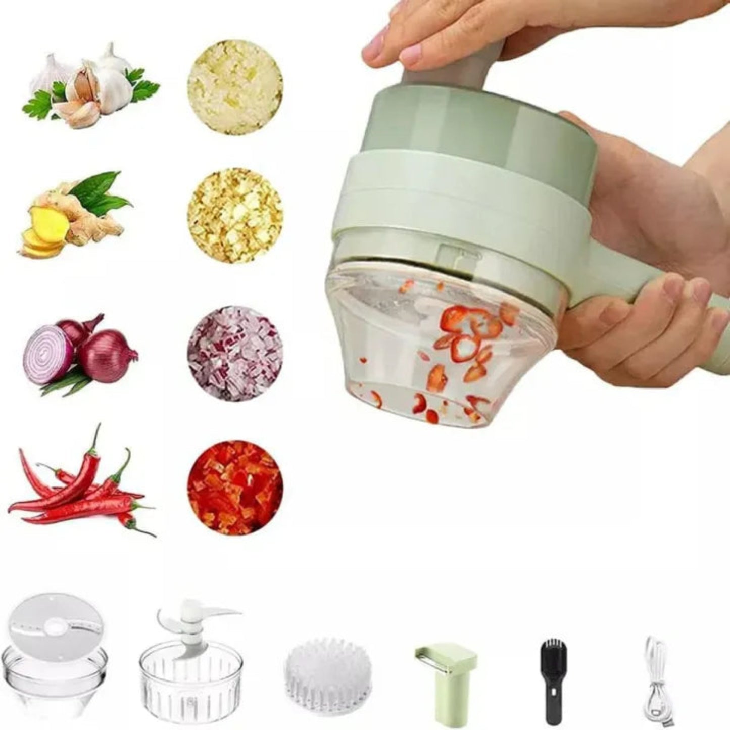 4 in 1 Electric Vegetable Cutter