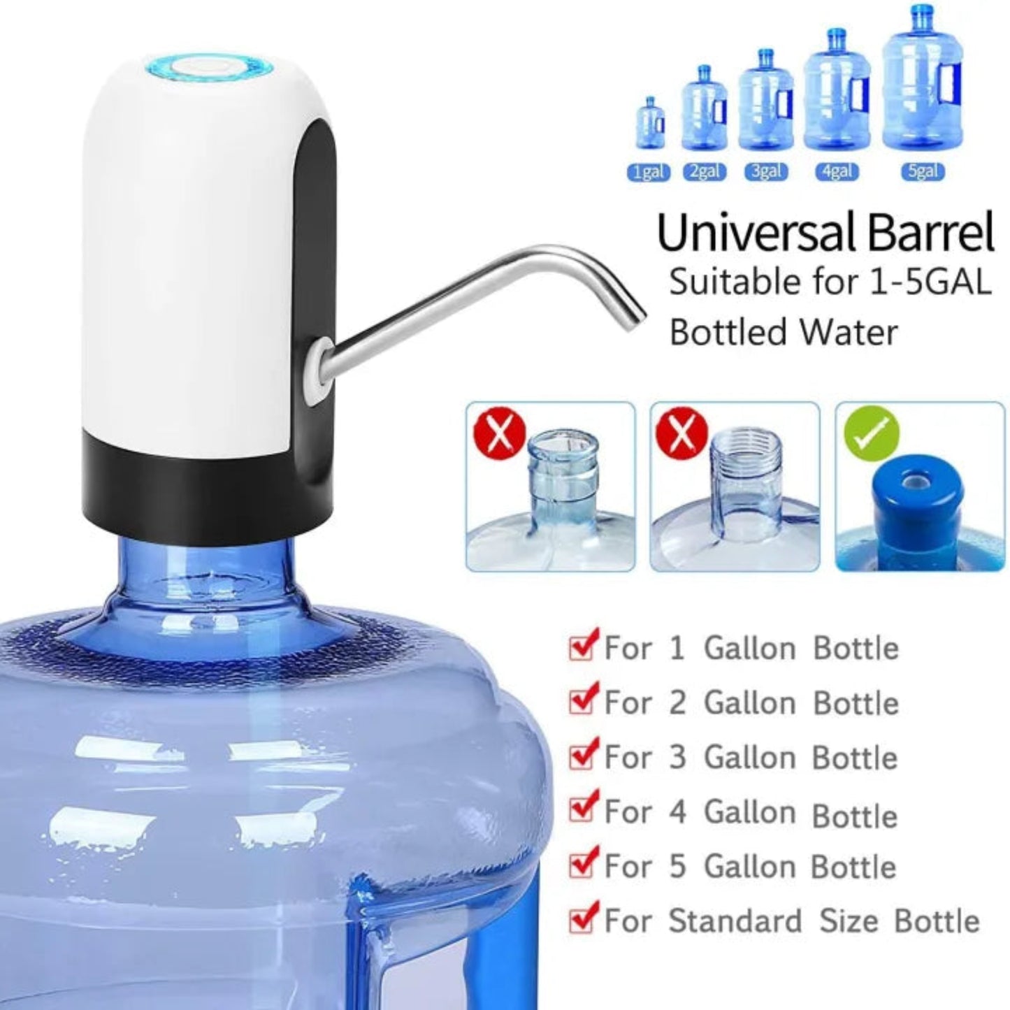 Smart Rechargeable Water Dispenser