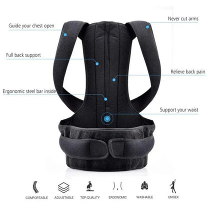 Adjustable Posture Corrector Back