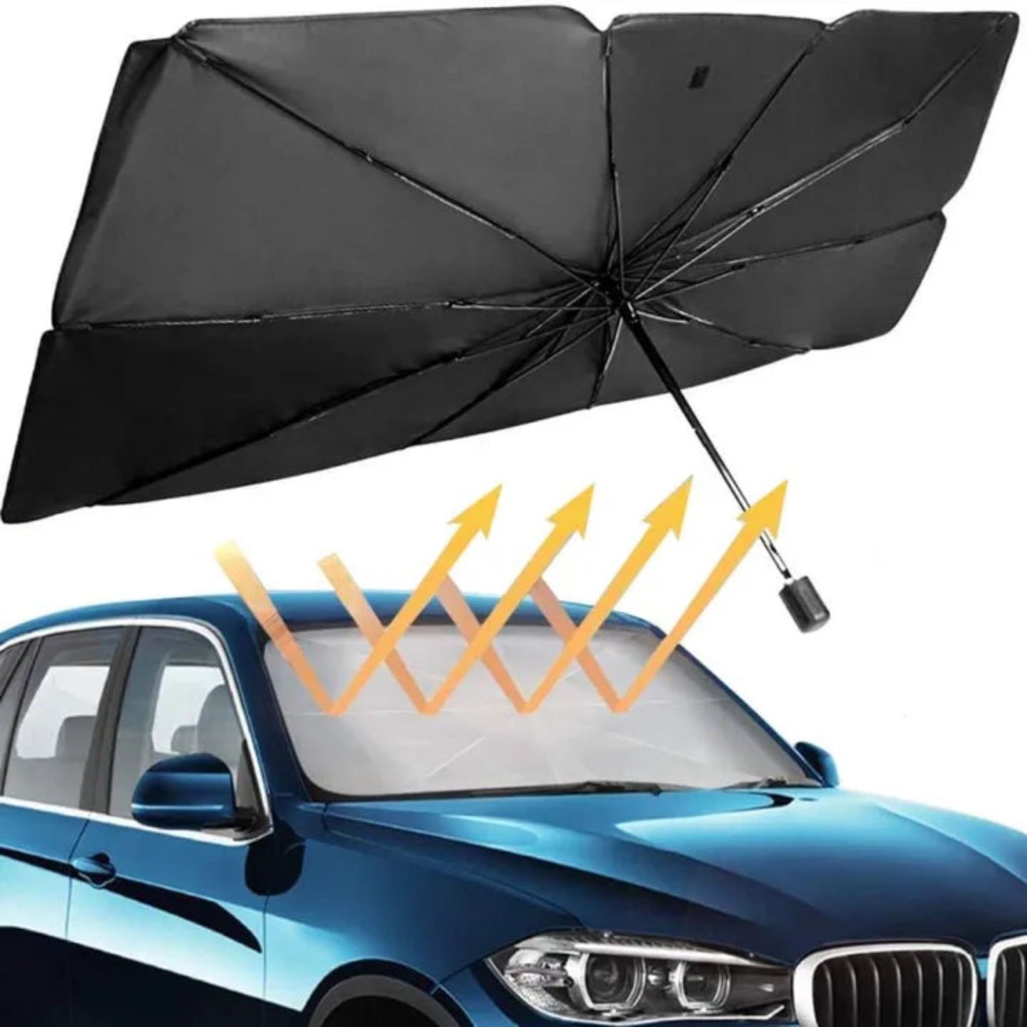 Foldable Car Windshield Sun Shade Umbrella
