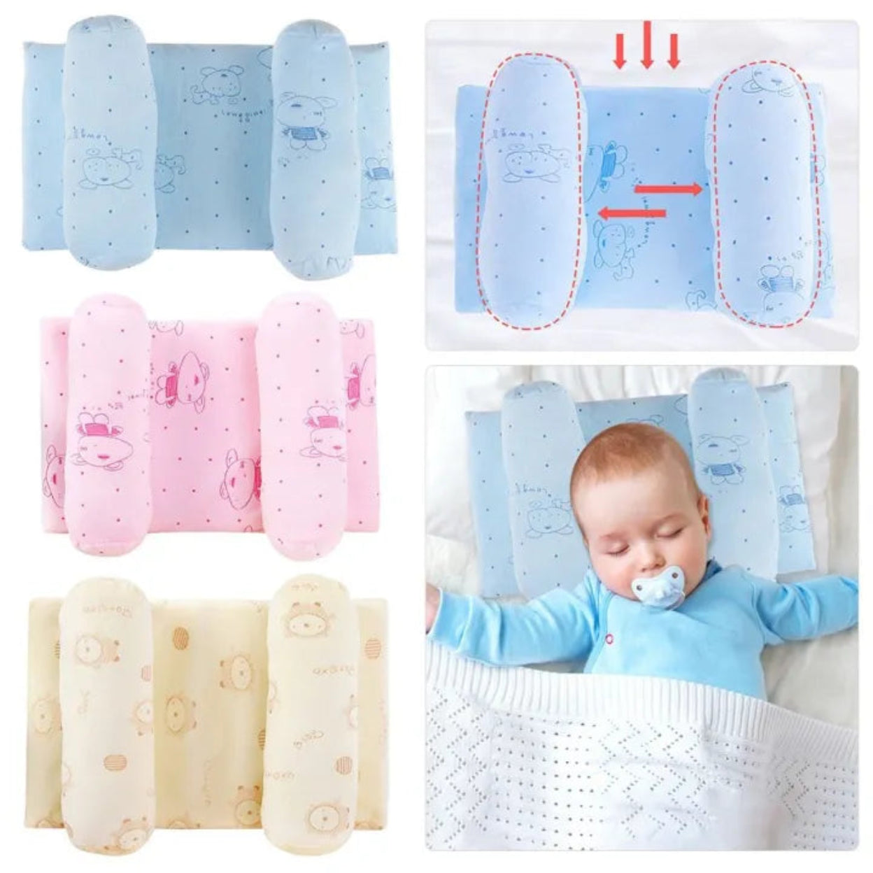 Adjustable Baby Sleeping Support Pillow